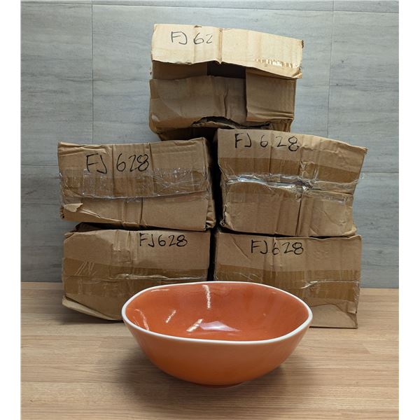 Canyon Ridge 8.5" Orange Bowls, 42oz, Arcoroc FJ628 - Lot of 20 | FtMC1