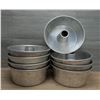 Image 1 : 10" Dia 4" Deep Aluminum Cake Pans - Lot of 8 | JB13/MR1-2