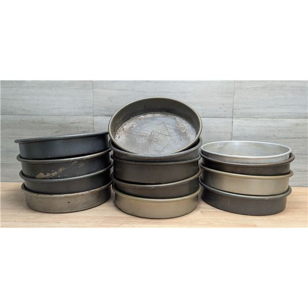 9" Dia 2" Deep Cake Pans - Lot of 13pcs | JB15/MC2