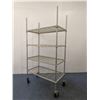 Image 2 : 41-1/2" x 21" x 78" Wire Shelving With Wheels | JB17/L8F