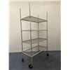 Image 3 : 41-1/2" x 21" x 78" Wire Shelving With Wheels | JB17/L8F
