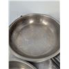 Image 3 : Assorted 10" Stainless Steel Frying Pans - Lot of 13pcs | JB18/L8FRack17