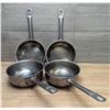 Image 1 : Paderno 1-3/4qt Saute Pans - Lot of 4 | JB19/L8FRack17