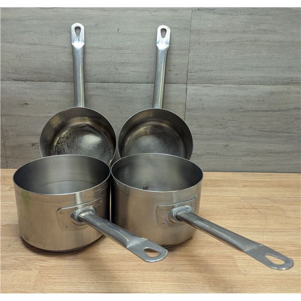 Vollrath Centurion 2-1/4qt Stainless Sauce Pans - Lot of 4 | JB20/L8FRack17