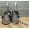 Image 1 : Vollrath Centurion 2-1/4qt Stainless Sauce Pans - Lot of 4 | JB20/L8FRack17