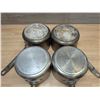 Image 3 : Vollrath Centurion 2-1/4qt Stainless Sauce Pans - Lot of 4 | JB20/L8FRack17