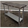 Image 3 : 48" x 18" Stainless Steel Work Table, Omcan 47721 | MR4-2