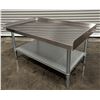 Image 3 : 48" x 30" Stainless Steel Equipment Stand, Omcan 22060 | MR4-3