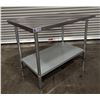 Image 2 : 48" x 30" Stainless Steel Work Table, Omcan 22073 | MR4-2