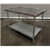 Image 3 : 48" x 30" Stainless Steel Work Table, Omcan 22073 | MR4-2