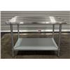 Image 1 : 48" x 30" Stainless Steel Work Table, Omcan 22073 | MR4-2