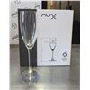 Image 2 : Nude 6-1/4oz Flute Champagne Glasses - Lot of 24 (1 Case) | LBD