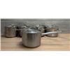 Image 1 : Various Sizes of Sauce Pans With Lids - Set of 5 | JB23/Rack17