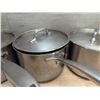 Image 4 : Various Sizes of Sauce Pans With Lids - Set of 5 | JB24/Rack17