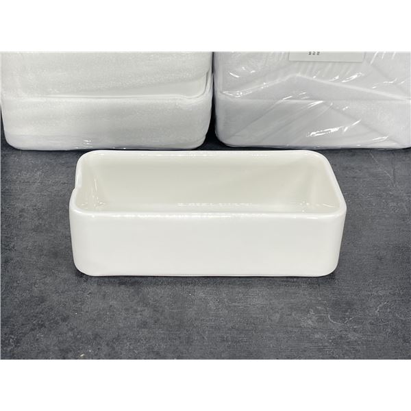 Mekkano 5-7/8" x 2-3/4" Rectangular 9oz Bowls, Arcoroc L9561 - Lot of 24 |