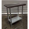 Image 3 : 30" x 18" Stainless Steel Work Table, Omcan 43183 | MR4-2