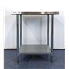 Image 2 : 30" x 24" Stainless Steel Work Table, Omcan 22064 | MR4-3