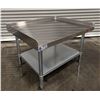 Image 3 : 36" x 30" Stainless Steel Equipment Stand, Omcan 22059 | R4-4