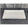 Image 1 : Capitale 12" x 6" Rectangular Platters, Arcoroc FJ830 - Lot of 24 (2 Cases) | L6-2