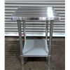 Image 1 : 24" x 24" Stainless Steel Work Table, Omcan 22063 | MR4-3