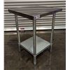 Image 3 : 24" x 24" Stainless Steel Work Table, Omcan 22063 | MR4-3
