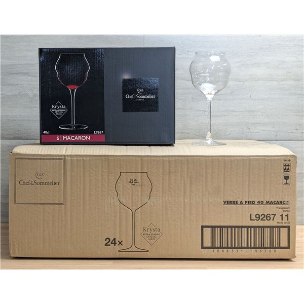 13.5oz Macaron Wine Glasses, Arcoroc L9267 - Lot of 24 | GY1-2