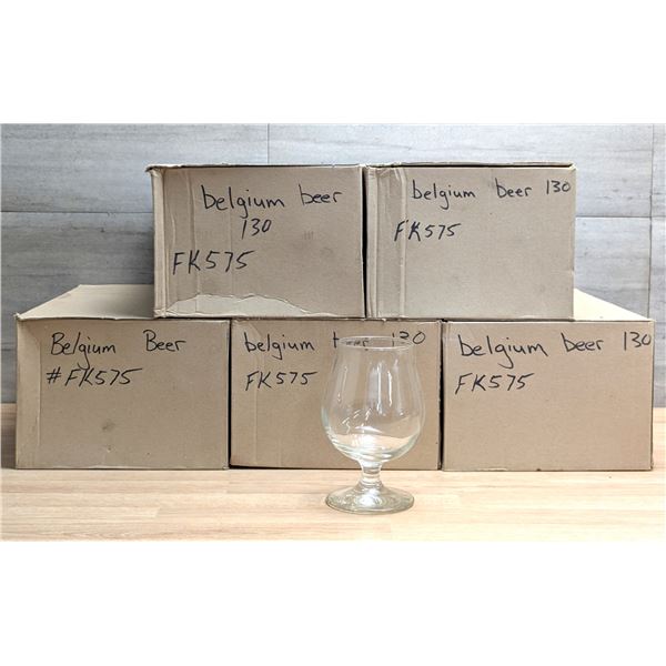 13oz Belgium Beer Glasses, Arcoroc FK575 - Lot of 30 | FtMC1