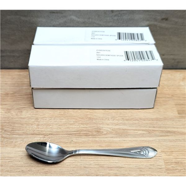 Heavy Weight Niagara Demitasse Spoons - Lot of 48 (4 boxes) | LBD