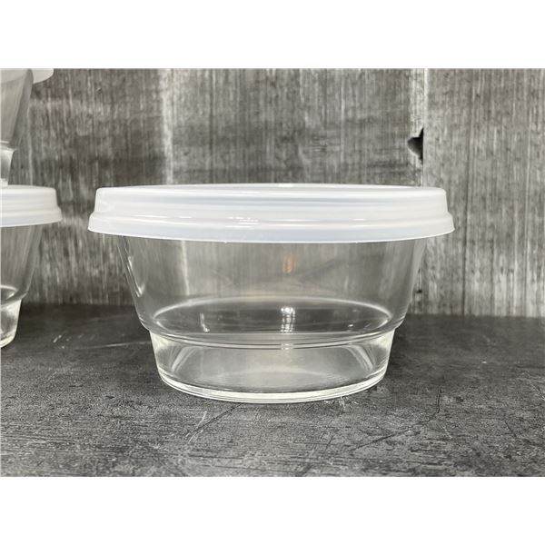 370ml So Urban Storage Bowls with Stacking Lids - Lot of 24 | Q1757/GY1-1