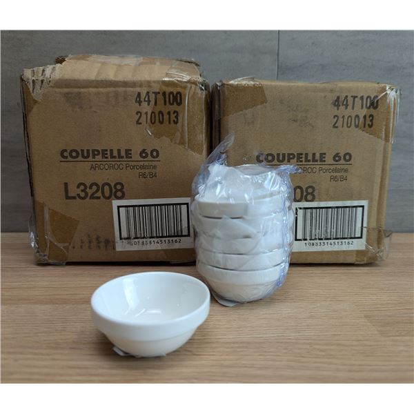 Arcoroc L3208 Appetizer 1oz Stackable Bowls - Lot of 48 (2 Cases) | L3208/GY2-3