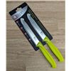 Image 1 : R CUT Serrated All Purpose Knives, Green - Lot of 2 | FN226/CC1-2