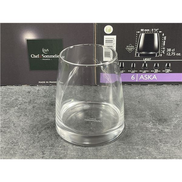 12.75oz Aska Tumblers, Arcoroc L8507 - Lot of 6 | L5L5