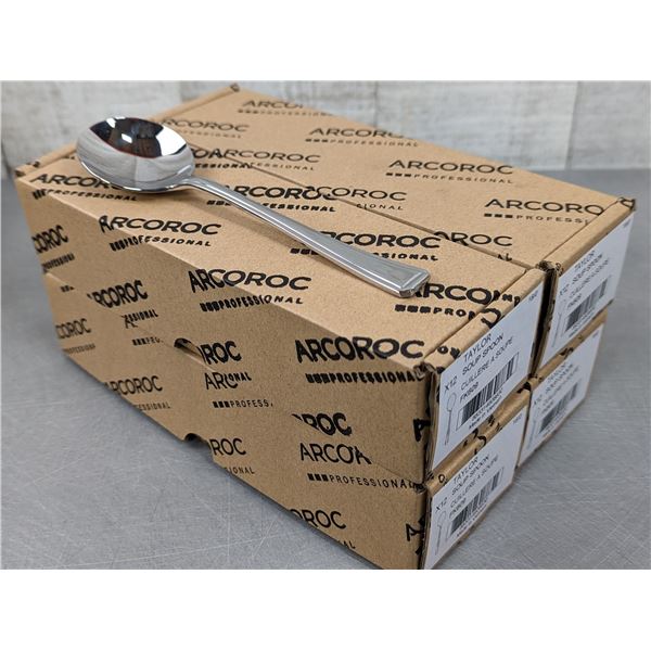 Taylor Soup Spoons, Arcoroc FK609 - Lot of 48 | R2-3