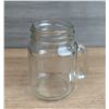 Image 2 : 4-3/4oz Mason Jars With Handles, Arcoroc FK209 - Lot of 12 | R3-3