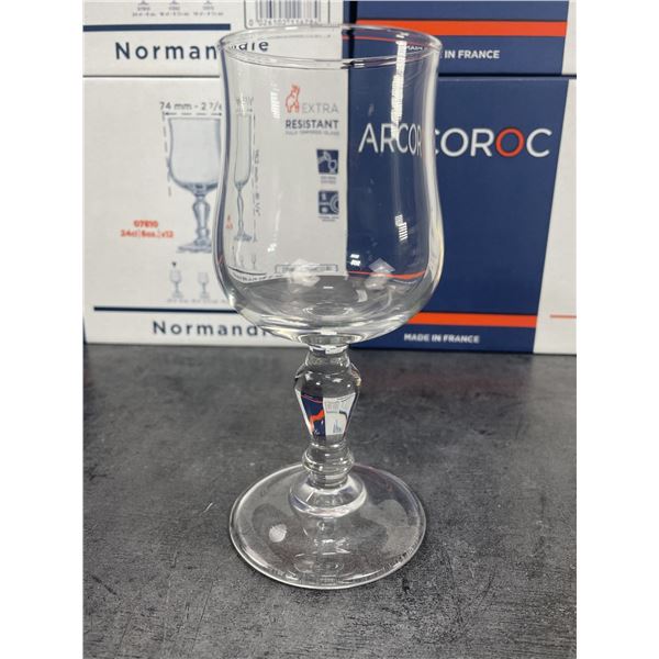 8oz Normandie Goblets, Arcoroc 07810 - Lot of 48 | L12-2