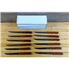 Image 1 : Steak Knives with Wood Handle - Lot of 48 (4 boxes) | JR 20616/ L5L-3