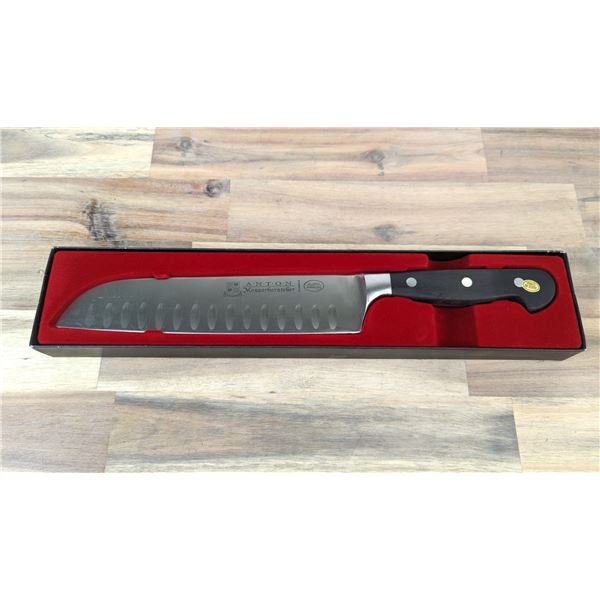 8" Santoko Forged G-Edge, Omcan 17892 | 17892/FR-Knives