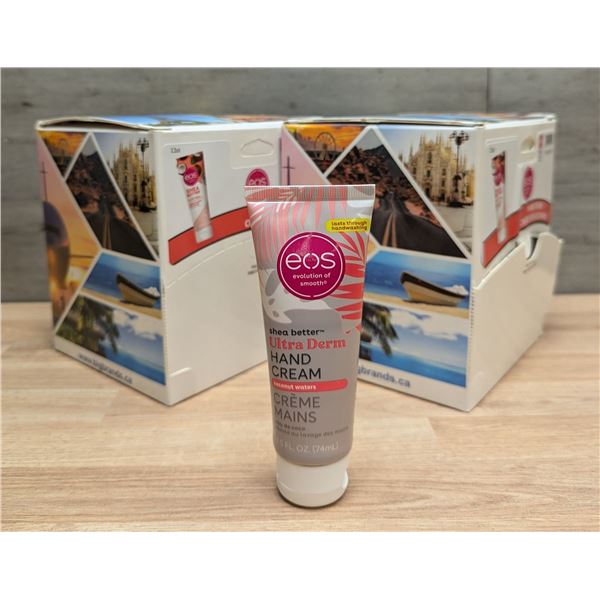Eos Shea Better Coconut Hand Cream, 74ml - Lot of 24 (2 Boxes) | L6CR1