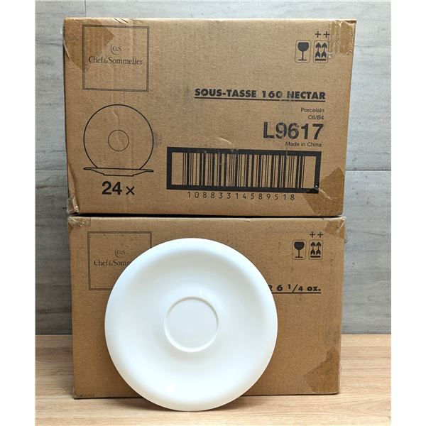 Nectar 6.25" Saucers, Arcoroc L9617 - Lot of 48 (2 Cases) | PalletR4Floor