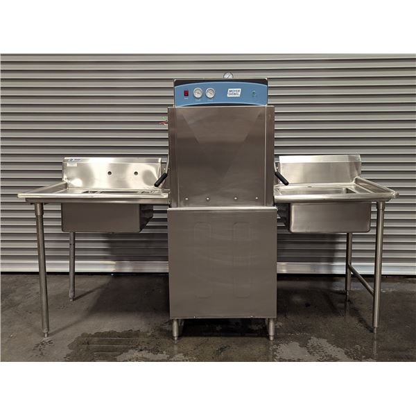 Moyer Diebel MD2000 Hight Temp Upright Dishwashing Machine W/Dish Tables | 9153/LBD