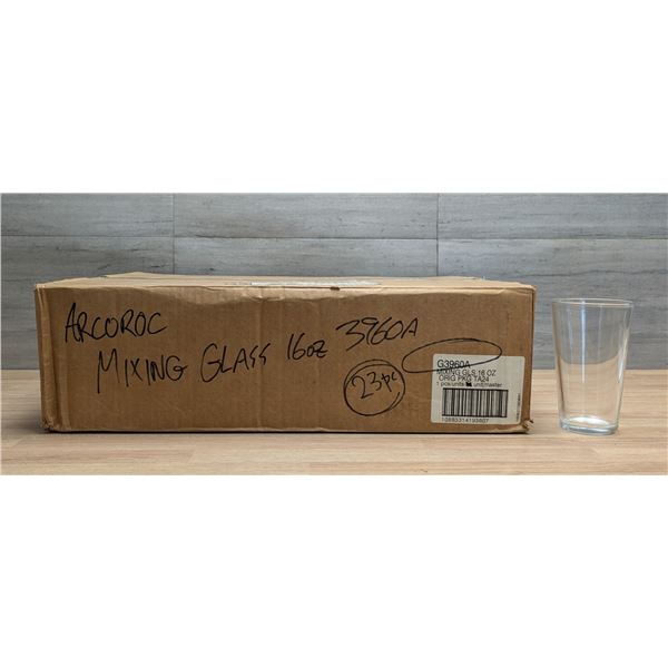 16oz Mixing Glasses, Arcoroc G3960 - Lot of 23 | FtB