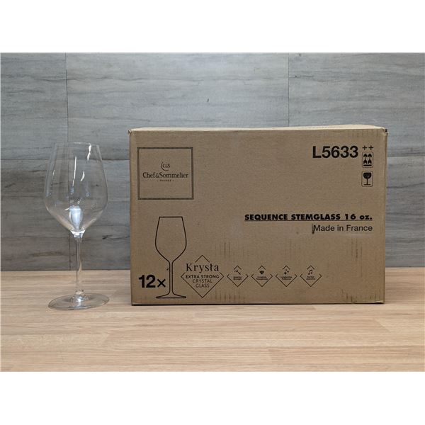 Sequence 16oz Universal Wine Glasses, Arcoroc L5633 - Lot of 12 | FtE