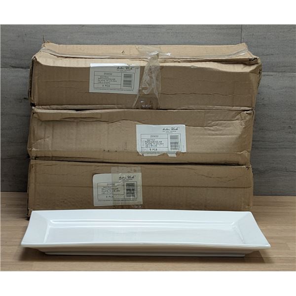 Anton B Matrix 15 x 8.25" Rectangular Plates - Lot of 15 | FtE