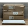 Image 1 : Anton B Matrix 15 x 8.25" Rectangular Plates - Lot of 15 | FtE