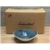 Image 1 : 7" Blue Salsa Bowls, Continental Rustics 29FUS173-03 - Lot of 12 | FtC