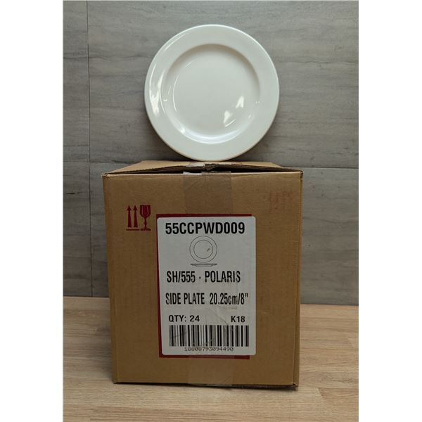 8" Wide Rim Plates - Lot of 24  | 55CCPWD009/ FtC