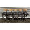 Image 1 : Amisco Bar Stools - Lot of 5 |