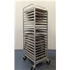 Image 2 : Aluminum 20 Bun Pan Rack W/38 Sheet Pans | JB32/R2