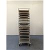 Image 3 : Aluminum 20 Bun Pan Rack W/38 Sheet Pans | JB32/R2