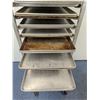 Image 4 : Aluminum 20 Bun Pan Rack W/38 Sheet Pans | JB32/R2
